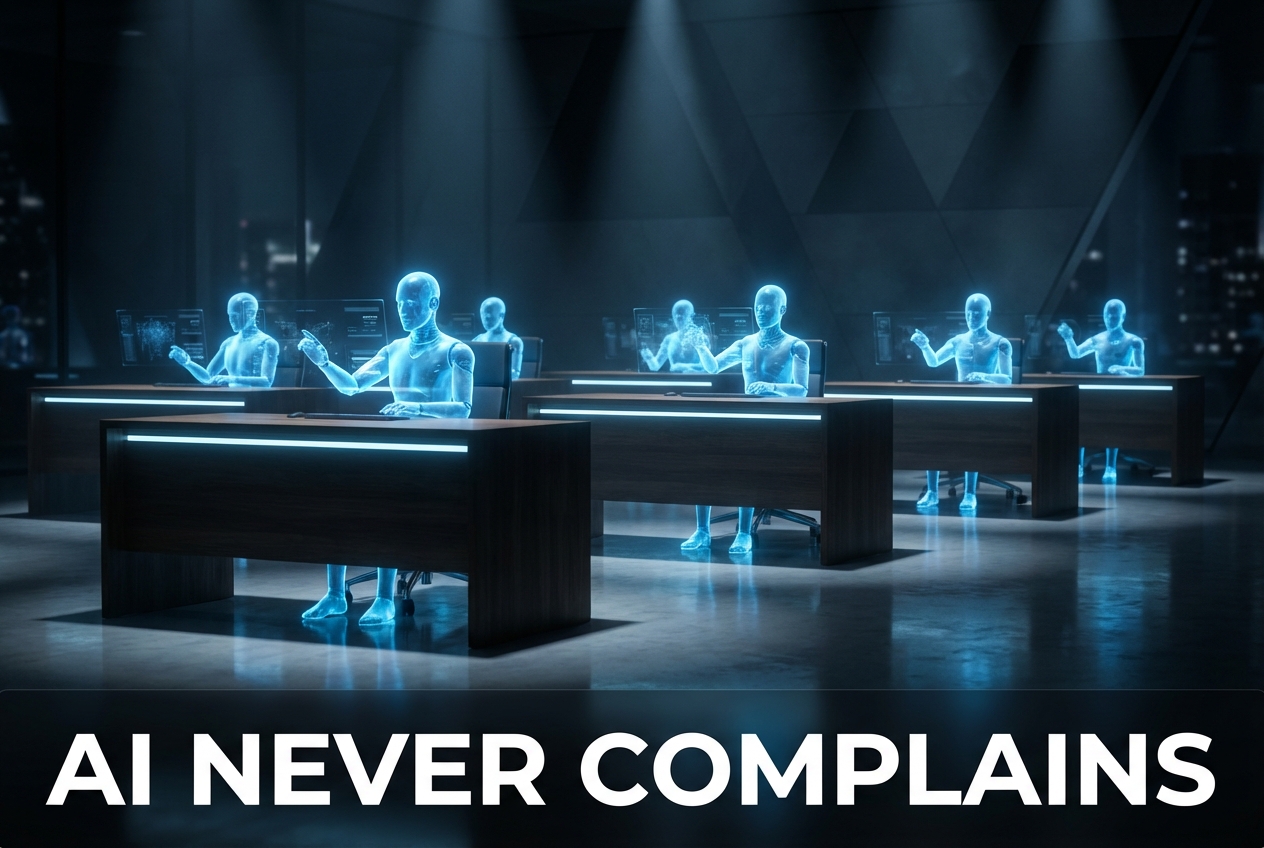 AI Employees Don't Complain, Don't Resign, Don't Take Sick Leave — But That's Not the Point