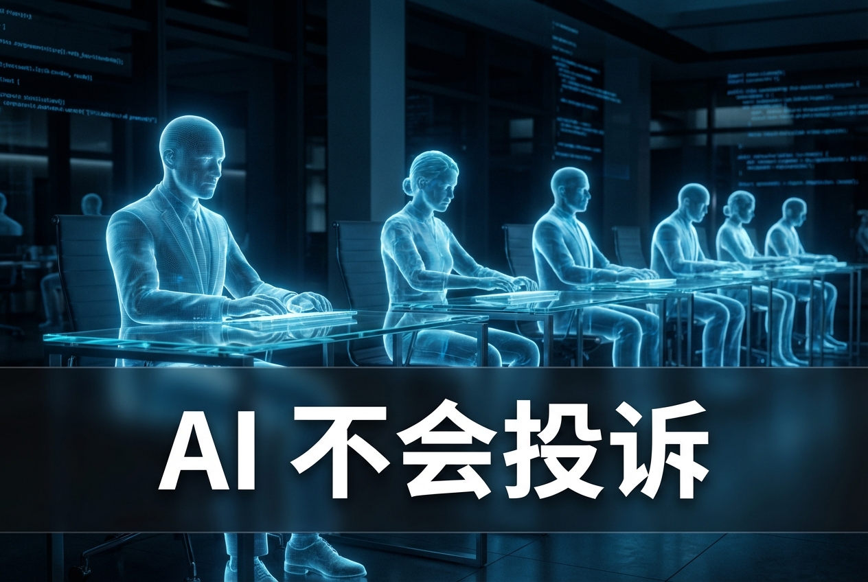 AI 员工不投诉、不辞职、不请病假——但重点不在这里