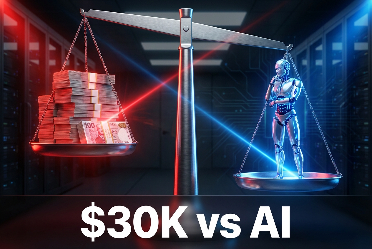 $30,000 Per Month Per Employee — or $8,000 for an AI That Never Calls in Sick