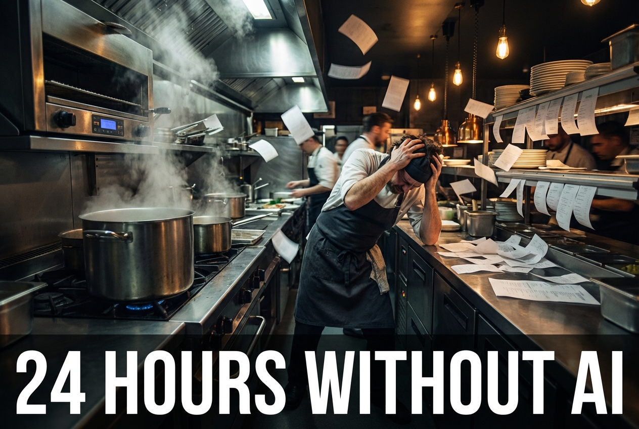 Can You Survive 24 Hours Running a Restaurant Without AI? This Simulator Shows the Truth