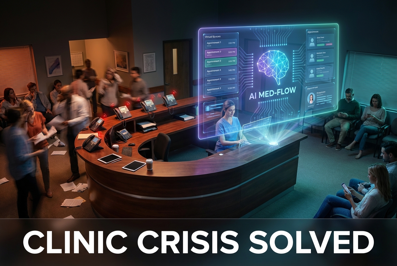 A Clinic Owner's Worst Day Simulated — Then Solved With a 24/7 AI Team