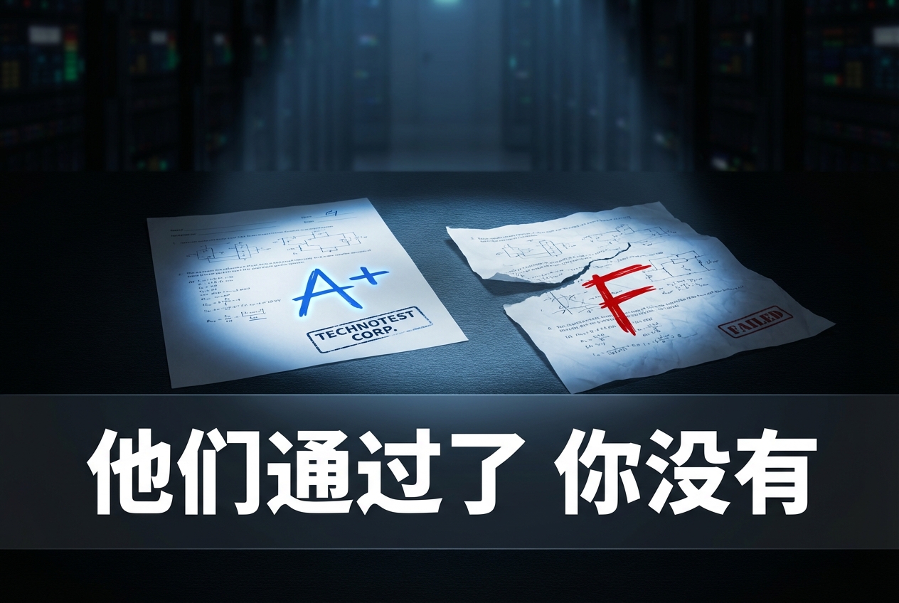 你的竞争对手通过了这个 AI 测试。你没有。问题就在这里。