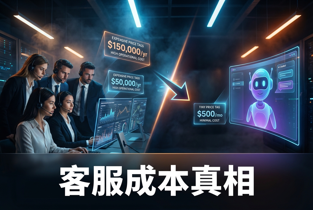 5 分鐘計一計:你嘅客服團隊係咪比 AI 仲貴?