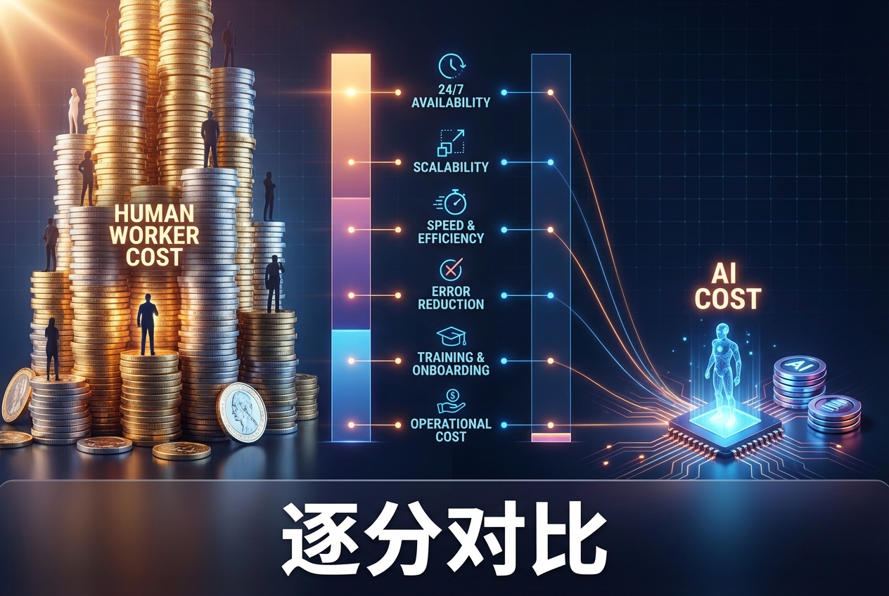 AI 对比人类：6 个常见岗位的逐分逐毫对比
