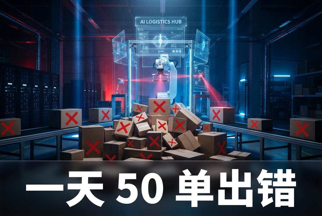 物流噩梦模拟器：一天 50 单出错——只有 AI 跟得上