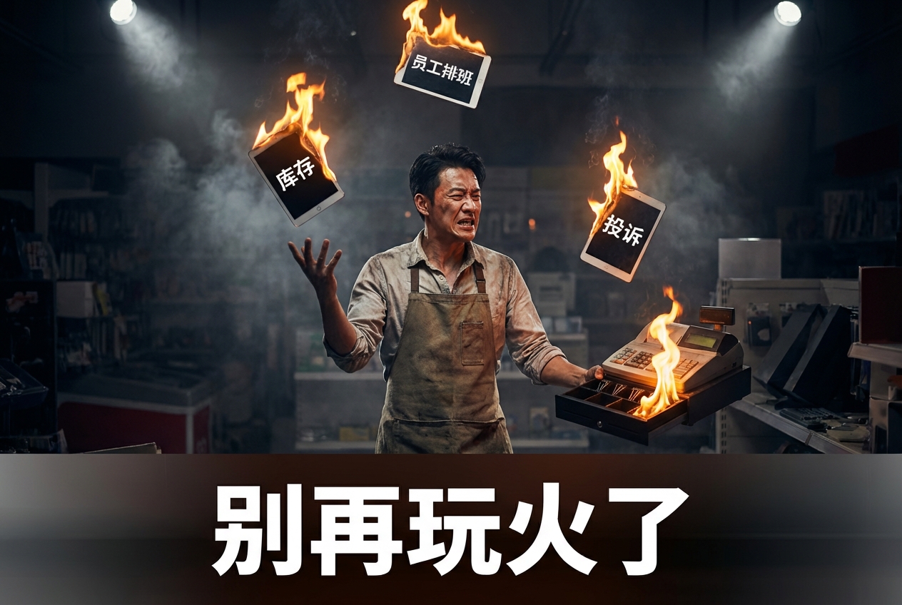 为什么开店像在玩火——AI 如何帮你灭火