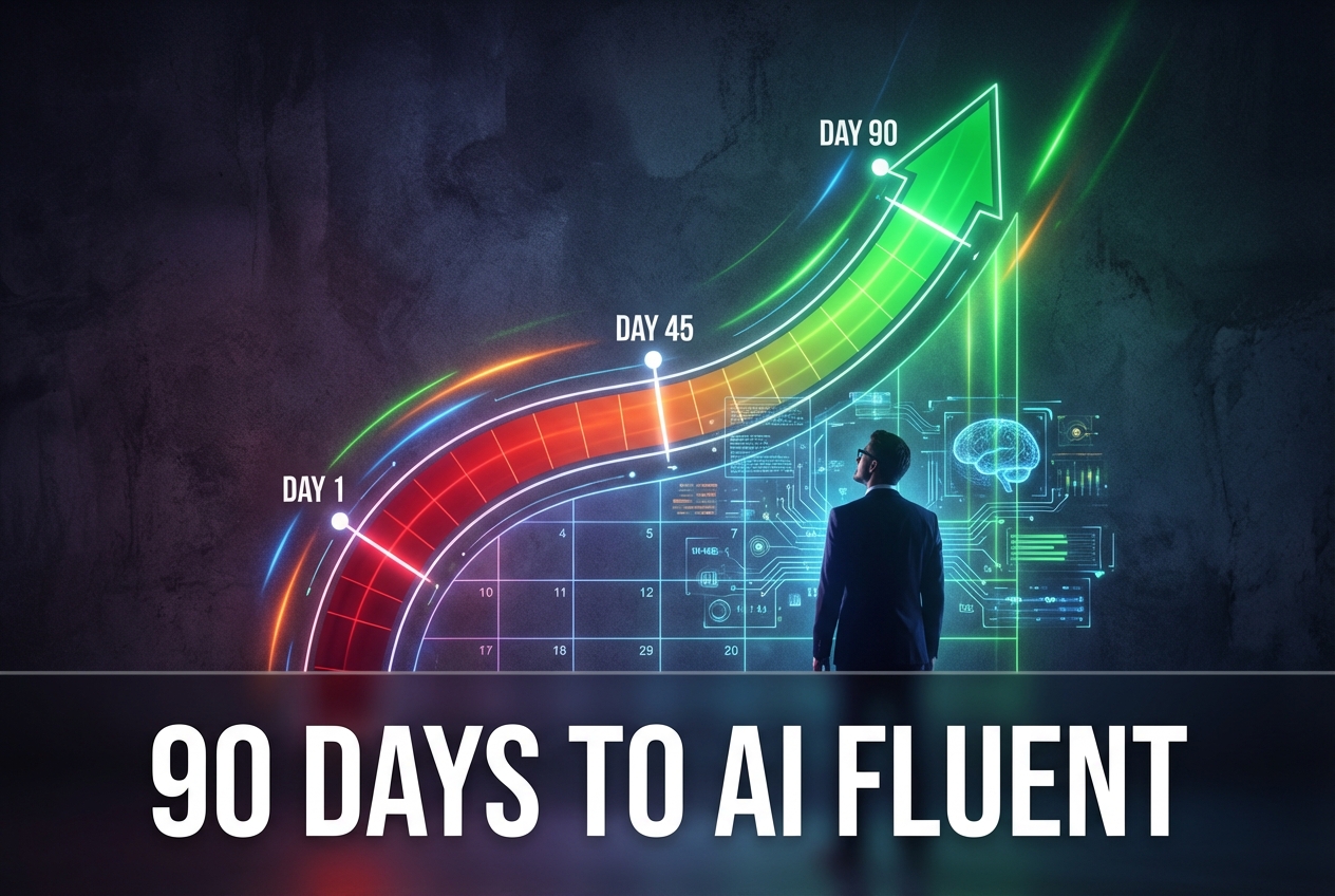 From Zero to AI-Fluent: A Realistic 90-Day Learning Roadmap for Business Leaders