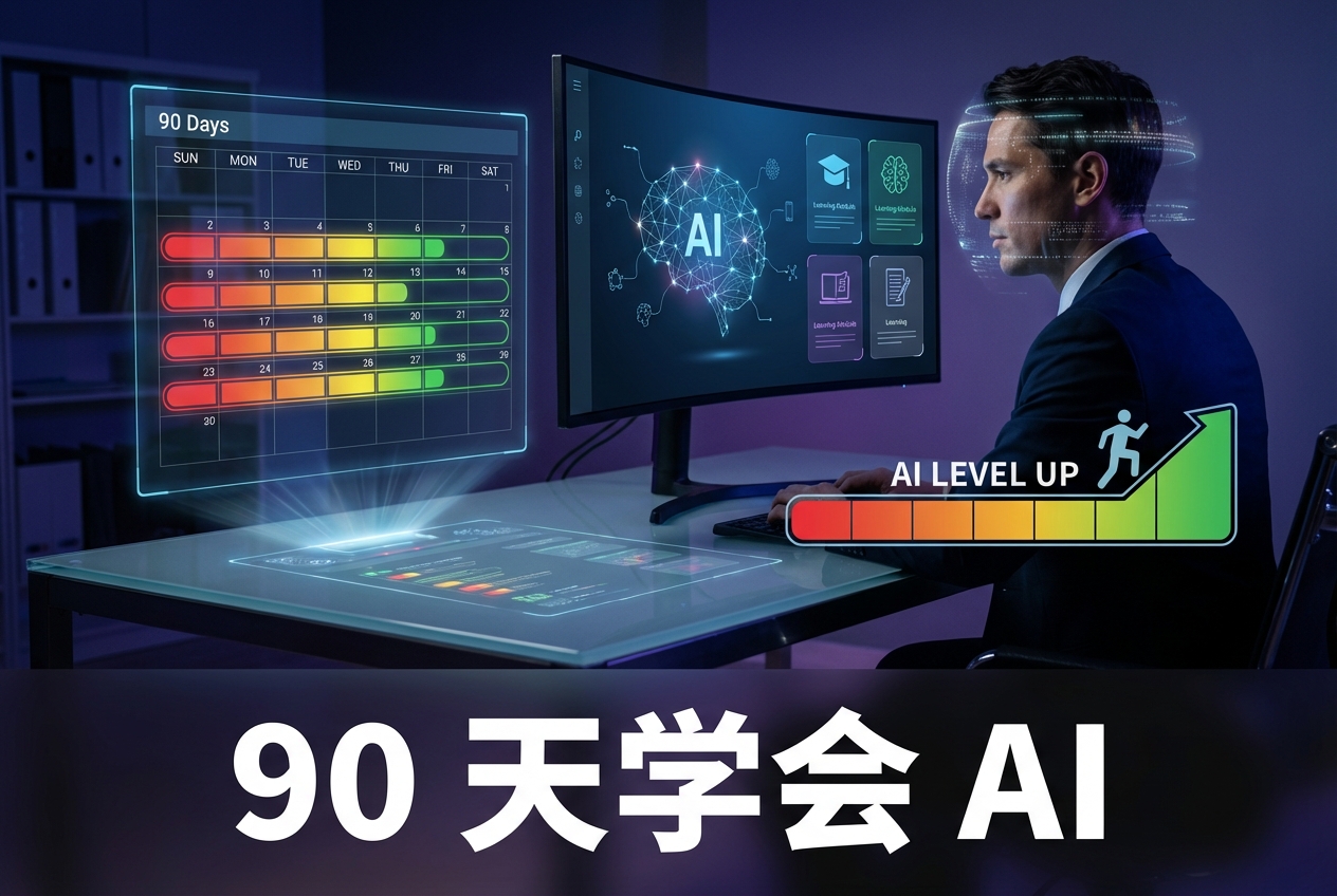 从零到会用 AI：老板的 90 天务实学习路线图