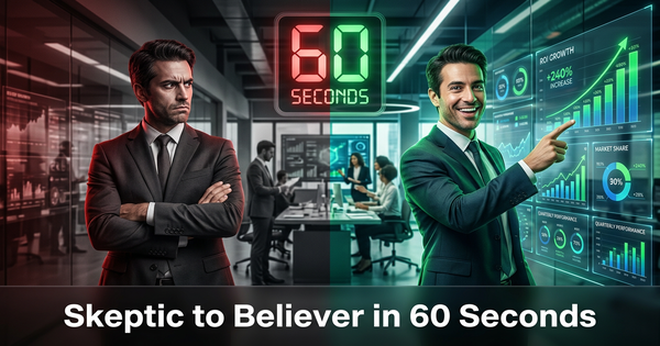 AI Automation ROI: From Skeptic to Believer in 60 Seconds Flat