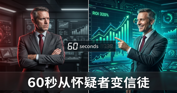AI自动化ROI:60秒从怀疑者变成信徒
