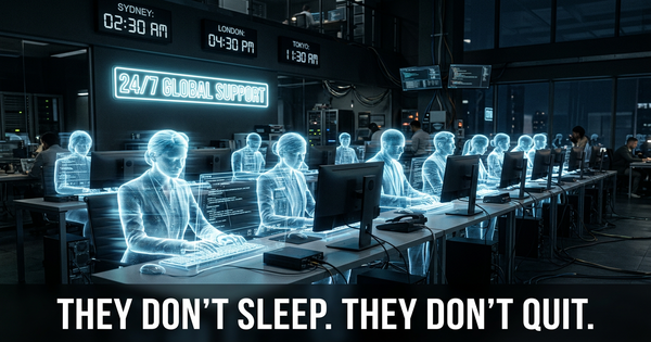 AI Employees Are Here. They Don't Sleep, Don't Quit, and Cost 80% Less.