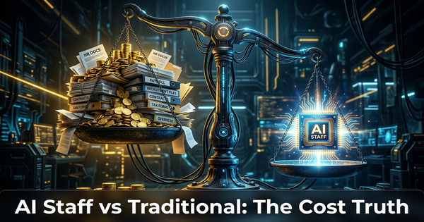 AI Staff vs. Traditional Hiring: A Side-by-Side Cost Comparison That Will Change Your Mind