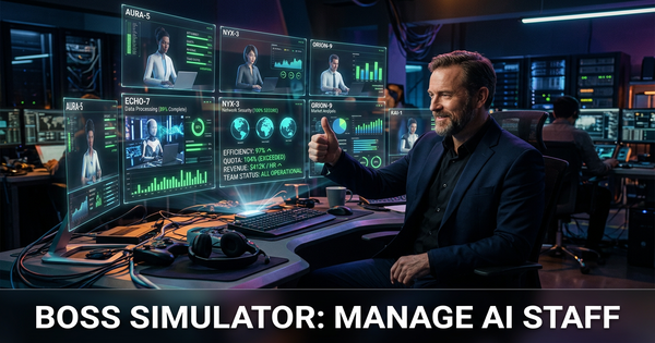 Boss Simulator: Experience Managing AI Employees Before You Spend a Cent