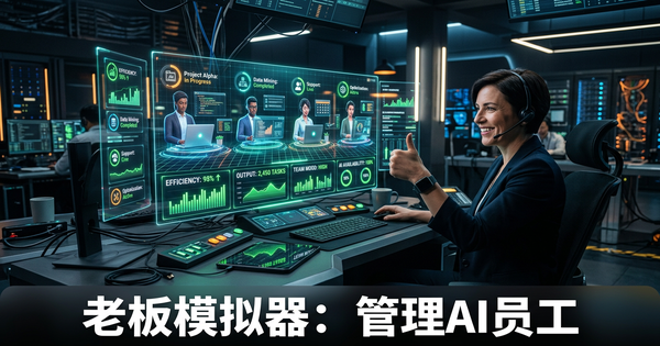 老板模拟器：在花一分钱之前，体验管理AI员工