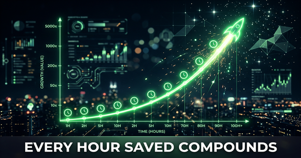 Every Hour Saved by AI Compounds Into Competitive Advantage — Here's the Math