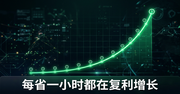 AI节省的每一小时都在复利累积成竞争优势——算给你看